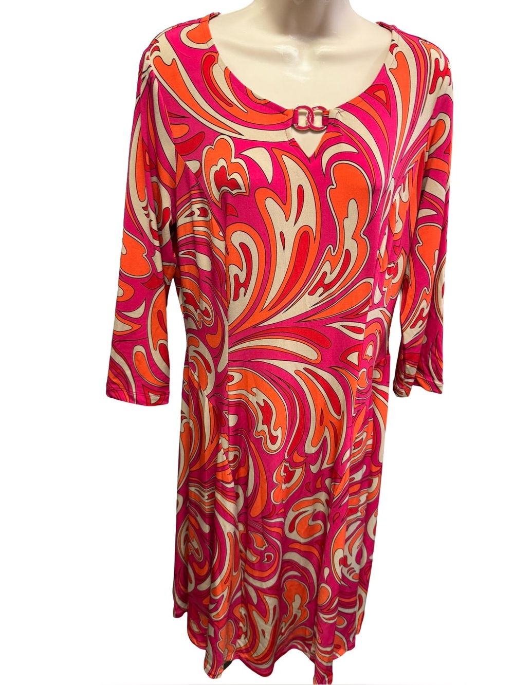 1573 / Susan Graver 3/4 Sleeve Dress Women’s Size Small